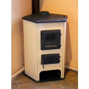 Krbové kachľe MBS CORNER 6,1 kW - MBS Rohový - kremový-1