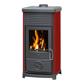 Kamenné kachle Plamen Maestral N, 9kW, farba- červená, 1