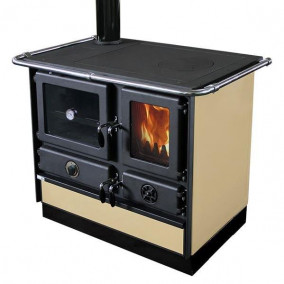 Kachľový sporák MBS Thermo Magnum MBS 14,3 kW, ľavý, farba- krémova-2