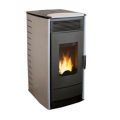 Peletové pece na centrálne kúrenie 12kW, MBS Thermo Pellet sivé