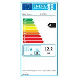 Krbové kachle MBS Olympia12,2 kw ,s rúrou farba bordová-ENERG
