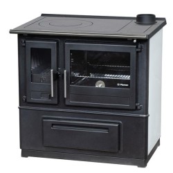 Kachľový sporák Plamen Slavonac N, 8-11kW, lavá strana, biely 1