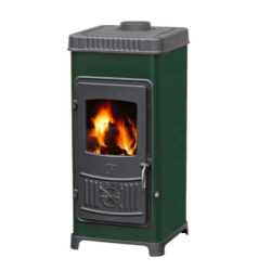 Kachle Plamen Dora 8N, 6-8kw, farba zelená 1