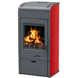 Krbové kachle Plamen Vesta, 7-10kW, farba- červená