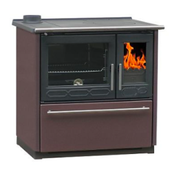 Krbové kachle Plamen Thermo 850, 14 kW, farba- hnedá