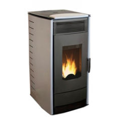 Peletové pece na centrálne kúrenie 12kW, MBS Thermo Pellet sivé